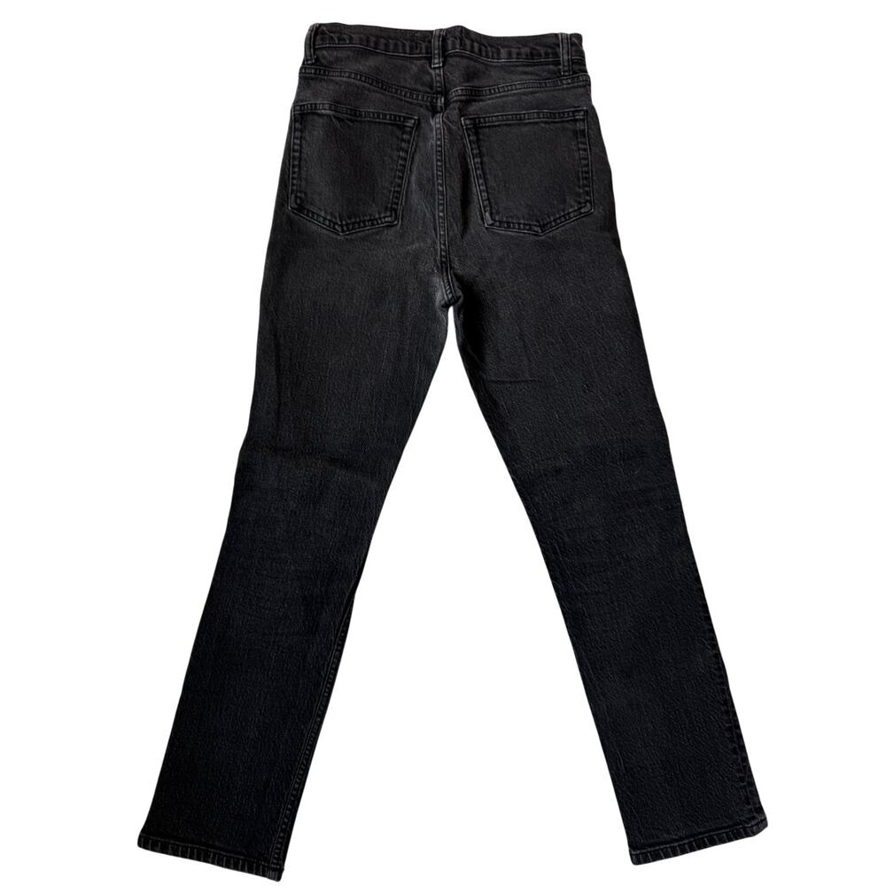 Reformation Liza Jeans 28 Black Sustainable Organic Denim Capsule Ecotone Europe - Picture 3 of 16